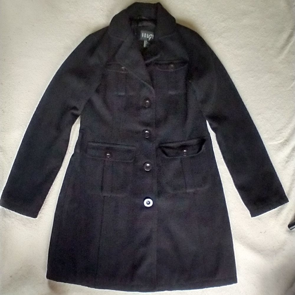 Rouge Wool Blend Pea Coat Size M